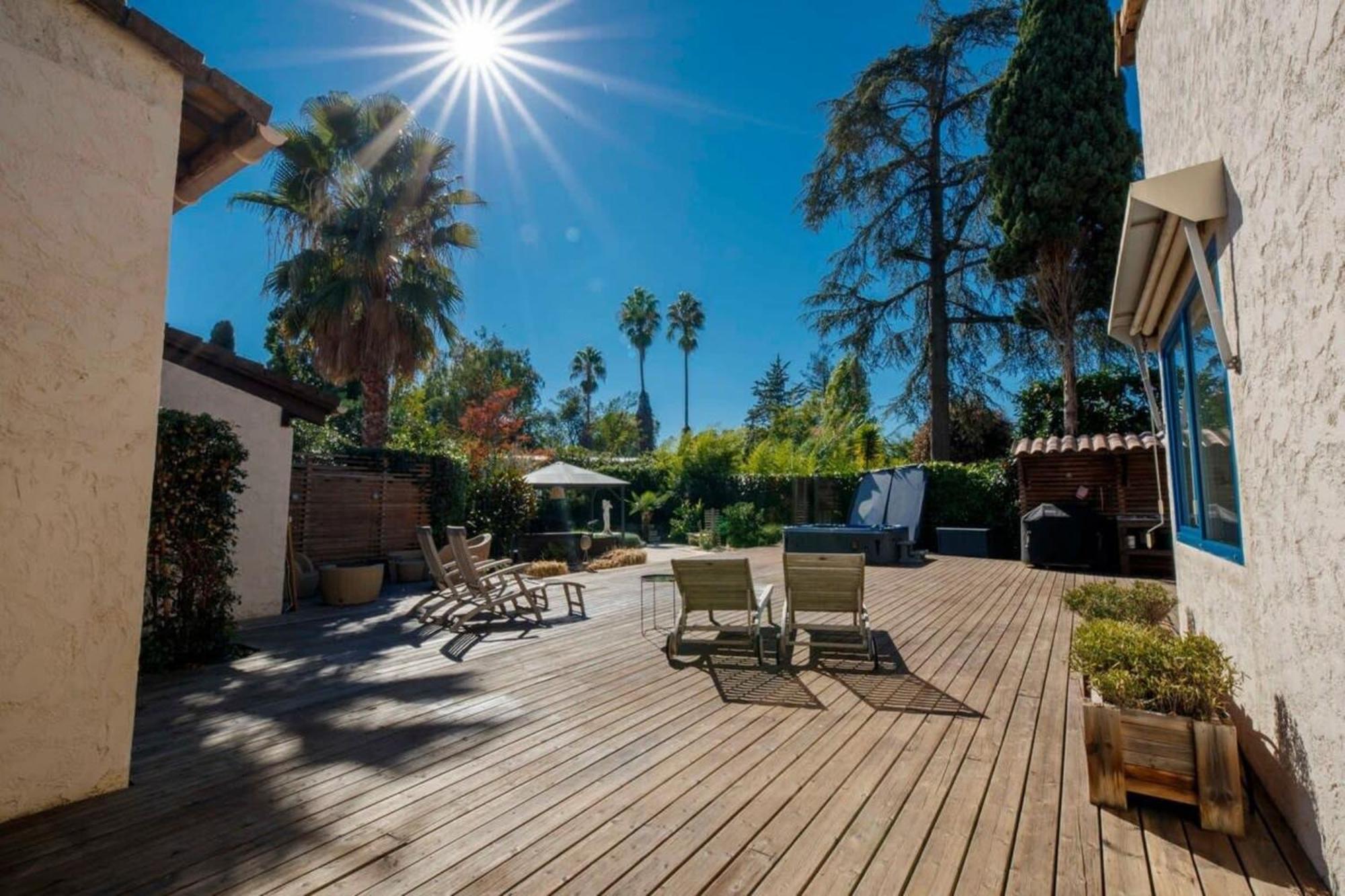 06V - Beautiful Villa With Spa Pool And Tennis Biot Εξωτερικό φωτογραφία