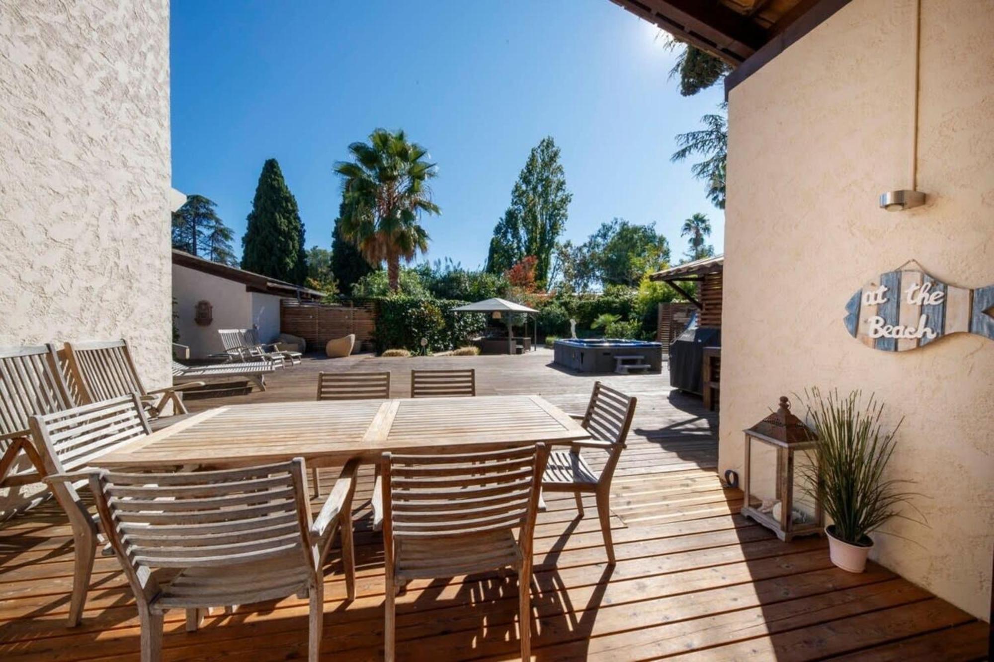 06V - Beautiful Villa With Spa Pool And Tennis Biot Εξωτερικό φωτογραφία
