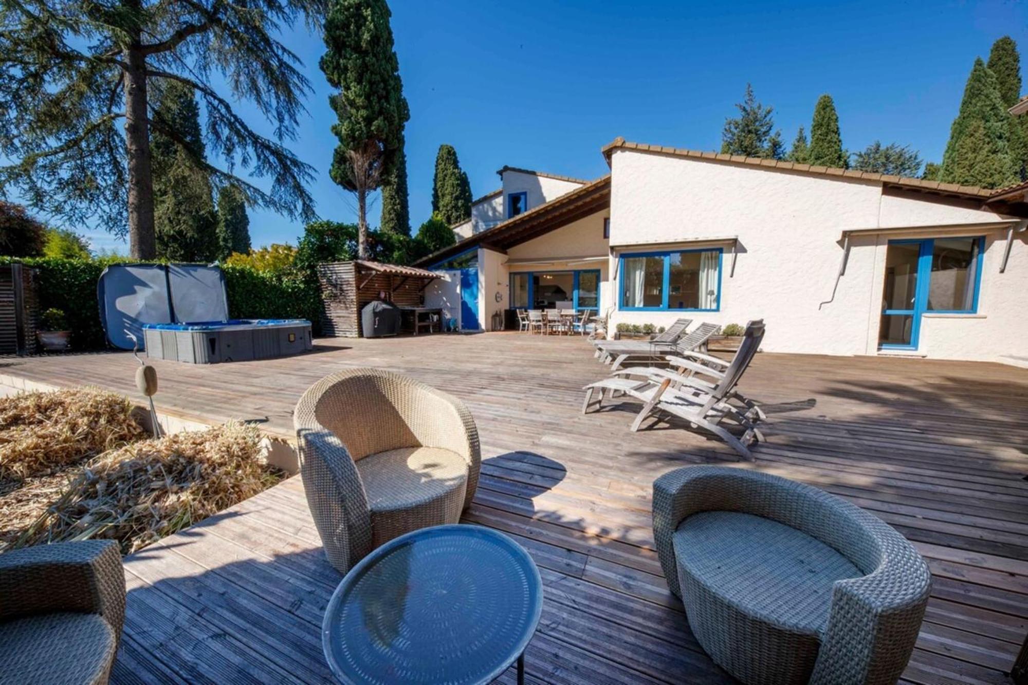 06V - Beautiful Villa With Spa Pool And Tennis Biot Εξωτερικό φωτογραφία