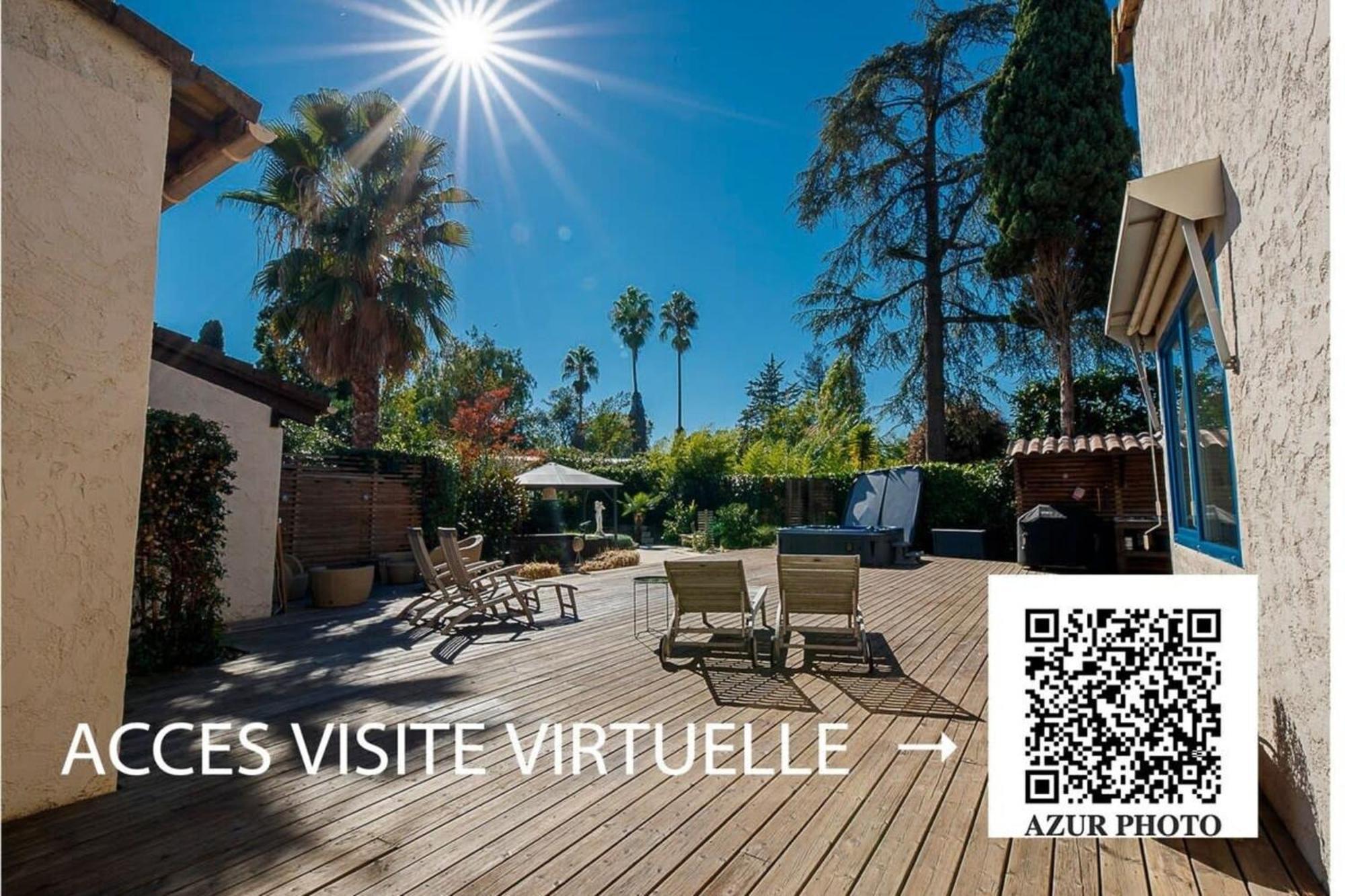 06V - Beautiful Villa With Spa Pool And Tennis Biot Εξωτερικό φωτογραφία